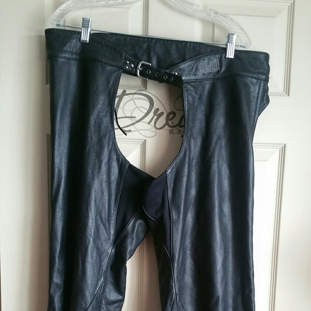 Harley Davidson leather chaps